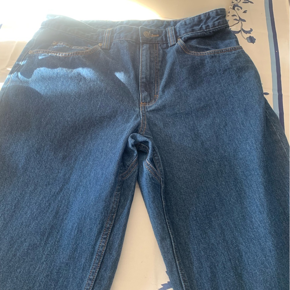 Duluth Trading Co Classic Blue Straight Leg Jeans